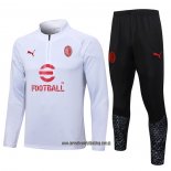 Chandal de Sudadera del AC Milan 23-24 Blanco