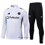Chandal de Sudadera del Inter Miami 25-26 Blanco