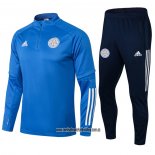 Chandal de Sudadera del Leicester City 21-22 Azul