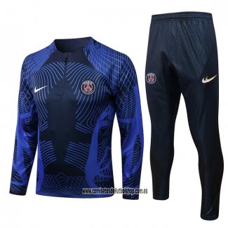 Chandal de Sudadera del Paris Saint-Germain 22-23 Azul