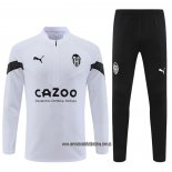 Chandal de Sudadera del Valencia 22-23 Blanco