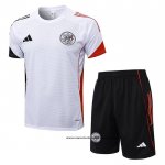 Chandal del Ajax 25-26 Manga Corta Blanco - Pantalon Corto
