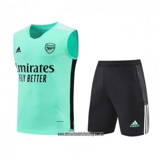 Chandal del Arsenal 22-23 Sin Mangas Verde