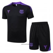 Chandal del Barcelona 25-26 Manga Corta Negro - Pantalon Corto