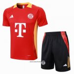 Chandal del Bayern Munich 24-25 Manga Corta Rojo - Pantalon Corto