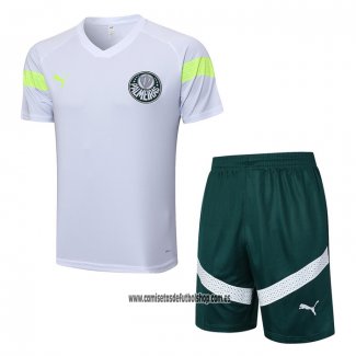 Chandal del Palmeiras 23-24 Manga Corta Blanco - Pantalon Corto