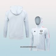 Chaqueta con Capucha del Arsenal 23-24 Gris