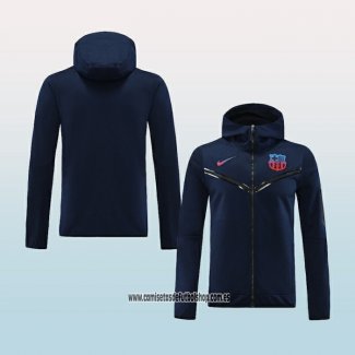 Chaqueta con Capucha del Barcelona 22-23 Azul