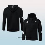 Chaqueta con Capucha del Real Madrid 25-26 Negro