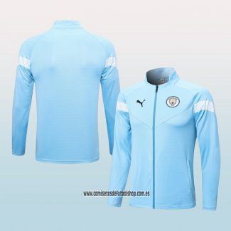 Chaqueta del Manchester City 22-23 Azul Claro