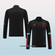 Chaqueta del Manchester United 23-24 Negro