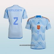 Jugador Segunda Camiseta Espana Azpilicueta 2022