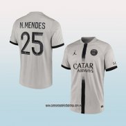Jugador Segunda Camiseta Paris Saint-Germain N.Mendes 22-23