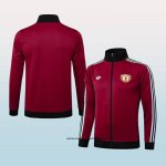 Manchester United 24-25 Rojo Oscuro Chaqueta de