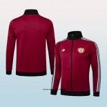 Manchester United 24-25 Rojo Oscuro Chaqueta de