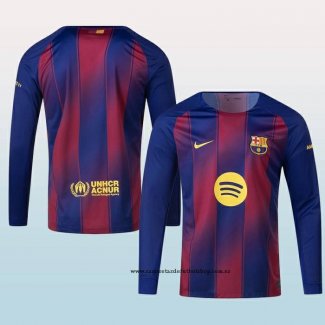 Primera Camiseta Barcelona 25-26 Manga Larga