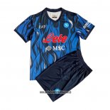 Tercera Camiseta Napoli EA7 Nino 21-22