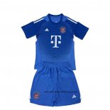 Camiseta Bayern Munich Portero Nino 25-26 Azul