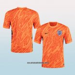 Camiseta Inglaterra Portero 2024 Naranja