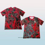 Camiseta Japon Dragon 25-26 Negro Rojo Tailandia