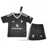Camiseta Manchester United Portero Nino 24-25 Negro