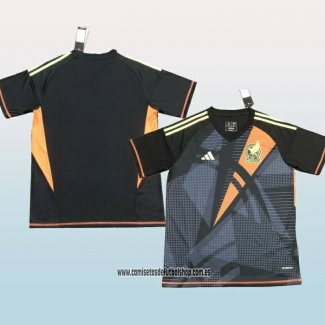 Camiseta Mexico Portero 2024 Negro Tailandia