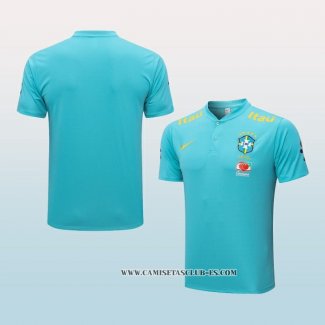 Camiseta Polo del Brasil 22-23 Azul