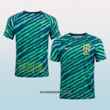 Camiseta Pre Partido del Brasil 2022 Verde