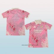Camiseta Real Madrid Dragon 25-26 Rojo Tailandia Rosa