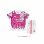 Camiseta Real Madrid Dragon Nino 25-26 Rosa