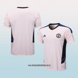 Camiseta de Entrenamiento Manchester United 22-23 Rosa