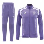 Chandal de Chaqueta del Manchester United 25-26 Purpura