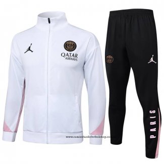 Chandal de Chaqueta del Paris Saint-Germain Jordan Nino 24-25 Blanco