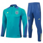 Chandal de Sudadera del Ajax Nino 24-25 Verde