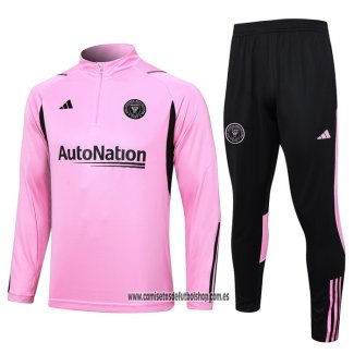 Chandal de Sudadera del Inter Miami Nino 23-24 Rosa