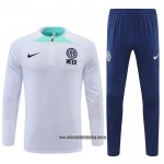 Chandal de Sudadera del Inter Milan 22-23 Blanco