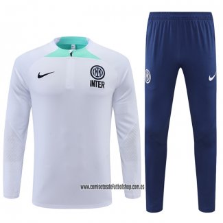 Chandal de Sudadera del Inter Milan 22-23 Blanco