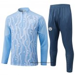 Chandal de Sudadera del Manchester City 24-25 Azul