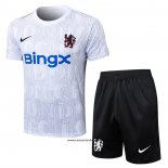 Chandal del Chelsea 25-26 Manga Corta Blanco - Pantalon Corto