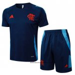 Chandal del Flamengo 24-25 Manga Corta Azul - Pantalon Corto