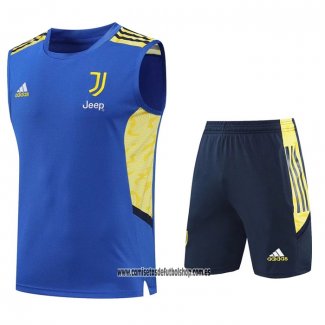 Chandal del Juventus 22-23 Sin Mangas Azul