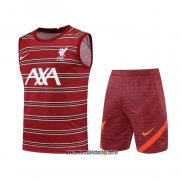 Chandal del Liverpool 2022 Sin Mangas Rojo