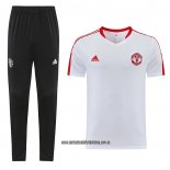 Chandal del Manchester United 23-24 Manga Corta Blanco