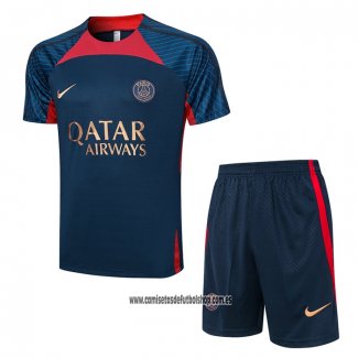 Chandal del Paris Saint-Germain 23-24 Manga Corta Azul - Pantalon Corto