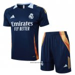 Chandal del Real Madrid 24-25 Manga Corta Azul - Pantalon Corto