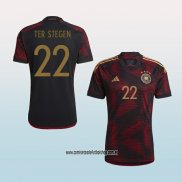 Jugador Segunda Camiseta Alemania Ter Stegen 2022
