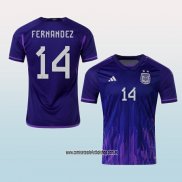 Jugador Segunda Camiseta Argentina Fernandez 2022