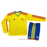 Primera Camiseta Colombia Nino 2026 Manga Larga