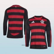 Primera Camiseta Flamengo 25-26 Manga Larga