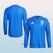 Primera Camiseta Italia 2026 Manga Larga
